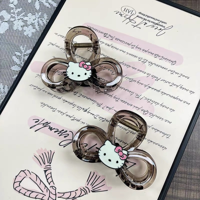Kẹp tóc hai mặt cho bé gái lên mái updo, kiểu dáng đáng yêu như nhân vật Kitty Cat và cá Mập,series ngọt ngào và mát mẻ