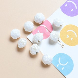 Hoa Hồng Nhật Bản lỗ thẳng gốm sứ Hạt rời DIY trang sức thủ công Vòng Cổ Vòng tay hạt Vật liệu phụ kiện