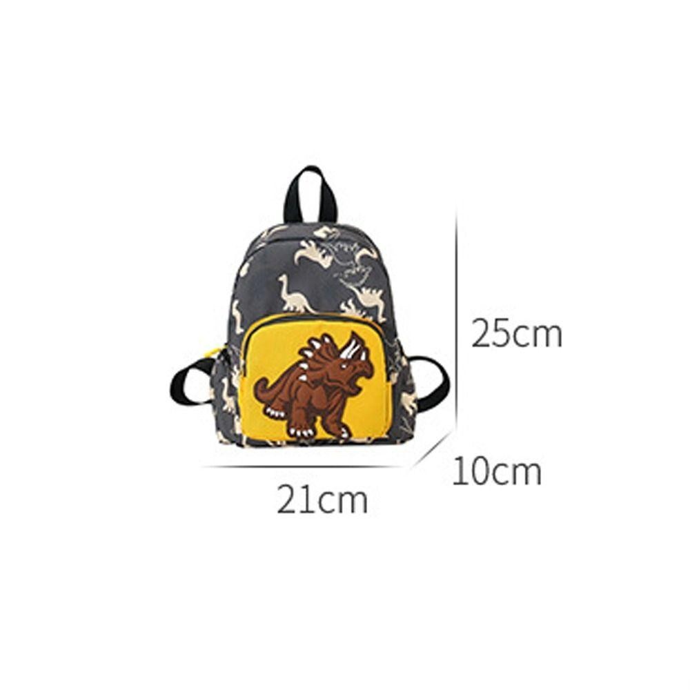 Túi đi học HOBBYIN, Túi đeo vai di động khủng long hoạt hình, Ba lô mẫu giáo nhẹ dung tích lớn chất lượng cao