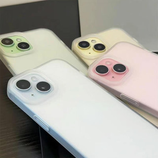 Ốp Điện Thoại Mờ Mờ Đơn Giản Cho iPhone 11 12 13 14 15 Pro Max XR XS Max Ốp lưng Mềm Chống Bẩn Siêu Mỏng