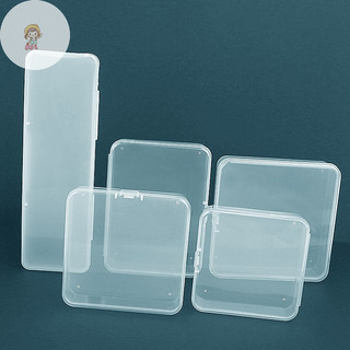 Twe PP Hộp Trong Suốt Hình Chữ Nhật Lật Hộp Bảo Quản Vuông Bao Bì Hộp Tròn Vỉ Phụ Kiện Tổ Chức Sản Phẩm Packag VN