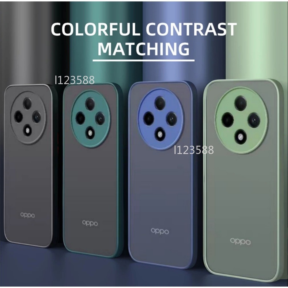 Ốp Lưng Cho OPPO Reno12 F Reno 12 F 12F Reno12F 5G 2024 Ốp Điện Thoại Mờ Trong Suốt Chống Sốc Silicon Ốp Lưng Mờ