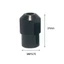 NOTE1 1 / 5 Cái Chuck Nut, Bạc Đen Hợp Kim Kẽm Mini Khoan Chuck, Dụng Cụ Xoay M8 × 0.75mm Dụng Cụ Khoan Điện Phụ Kiện Máy Xay Điện
