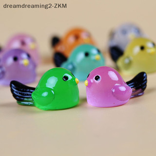 [dreamdreaming] 5 Chiếc Chim Nhựa Dạ Quang Chim Trang Trí Sân Vườn Cổ Tích Bức Tượng Nhỏ Chim Microlandscape Phụ Kiện DIY [zkm]