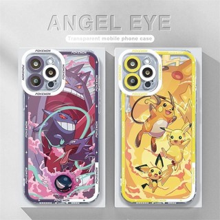 Ốp điện thoại hoạt hình Pokemon Pikachu Gengar Eevee cho Samsung Galaxy A05 A05S A14 A15 A33 A73 A34 A35 A12 J7 Prime Vỏ TPU dễ thương Hợp thời trang Anime Vỏ điện thoại silicon mềm trong suốt
