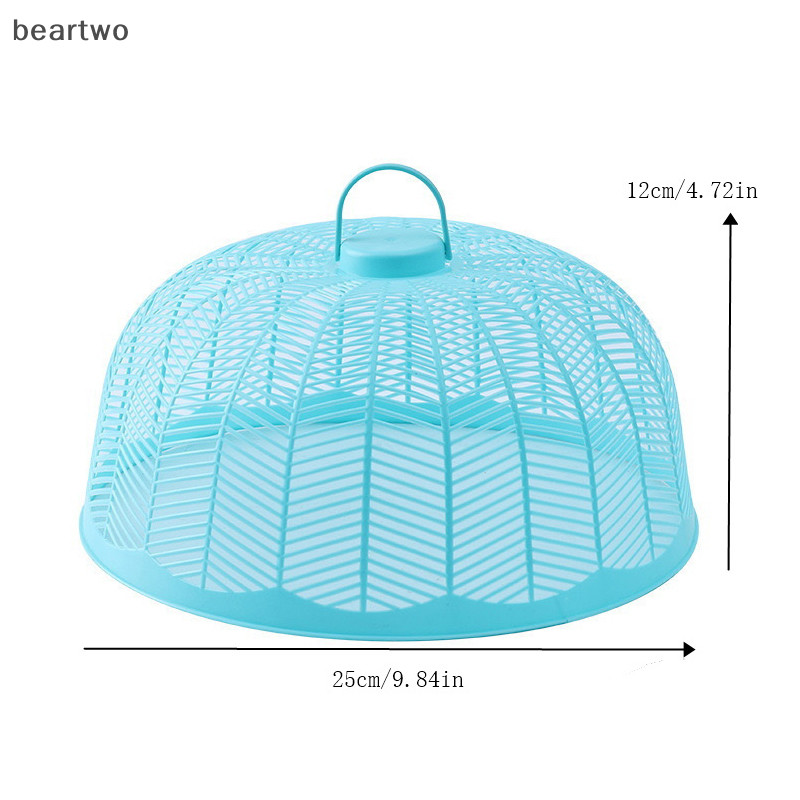< Beartwo > 1 Chiếc Lưới Thực Phẩm Thoáng Khí Chống Muỗi Và Bay Nắp Bát Tiện Ích Cho Gia Đình Trái Cây Nhựa Tròn Rau Đẹp