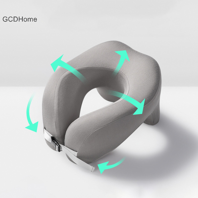 Gcdhome Cổ Xốp Du Lịch Hình Chữ U Nguyên Chất Cho Máy Bay Văn Phòng Phòng Ngủ Cổ Tử Cung Chuyến Bay Ngủ Cổ Hỗ Trợ HOT