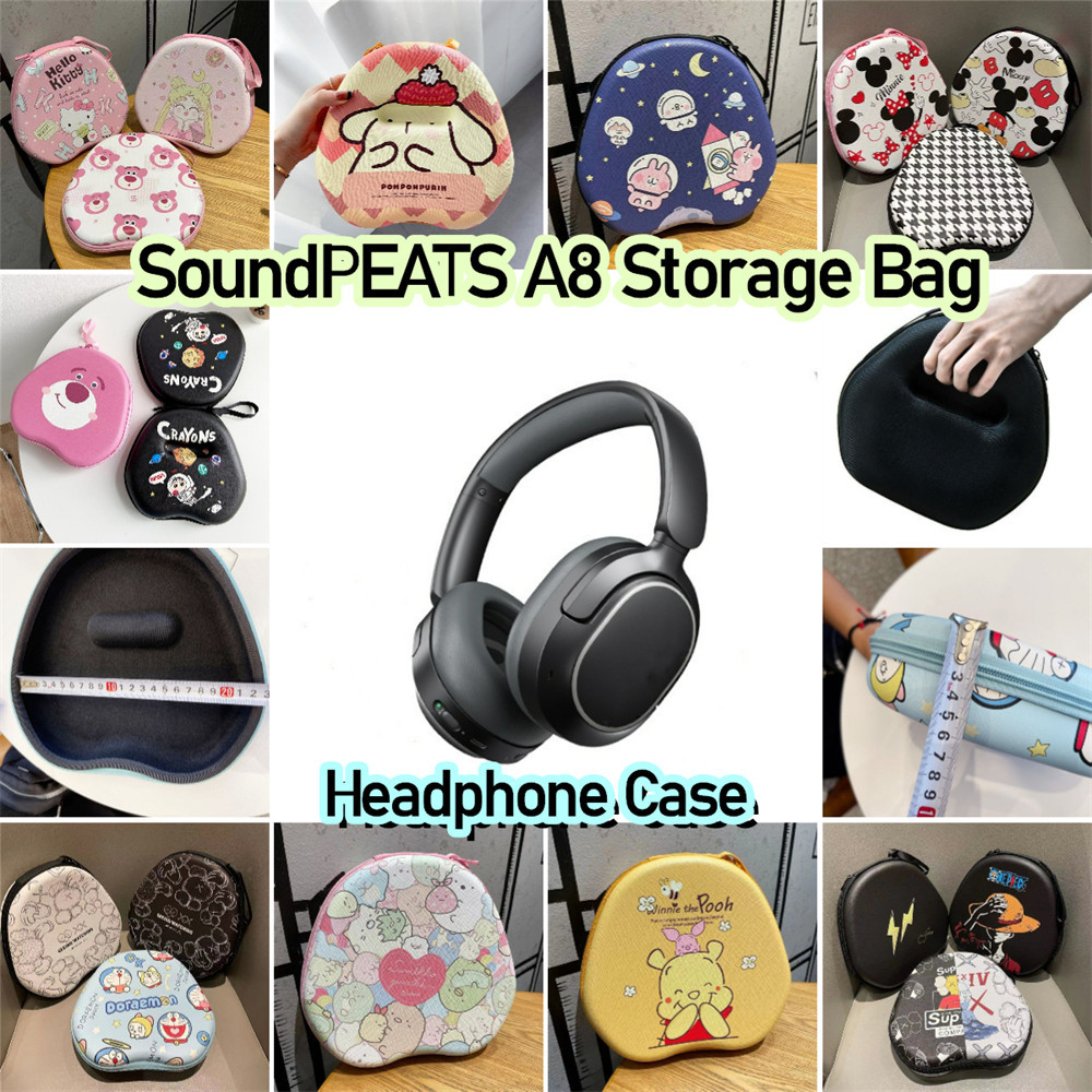 [Ngôi sao tương lai] Dành cho hộp đựng tai nghe SoundPEATS A8 Túi lưu trữ hoạt hình cổ điển Hộp đựng tai nghe EVA