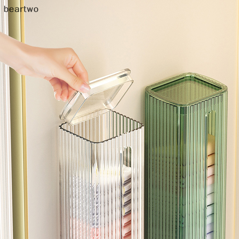 < Beartwo > Hộp sắp xếp lưu trữ cho quần lót và tất, Hộp đựng đồ treo tường, Hộp đựng túi nhựa đựng rác nhà bếp Đẹp