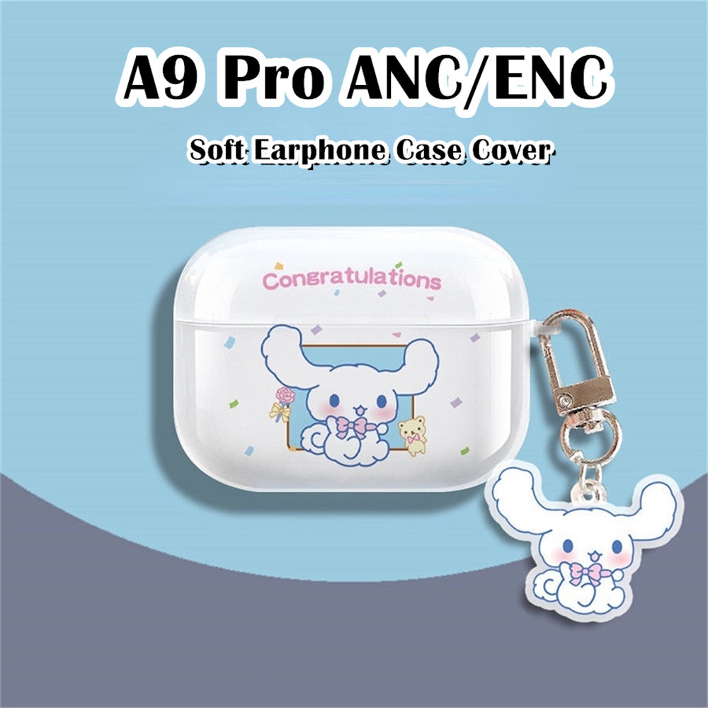 [Ngôi sao tương lai] Dành cho vỏ A9 Pro ANC / ENC Vỏ tai nghe Vỏ silicon mềm trong suốt hoạt hình