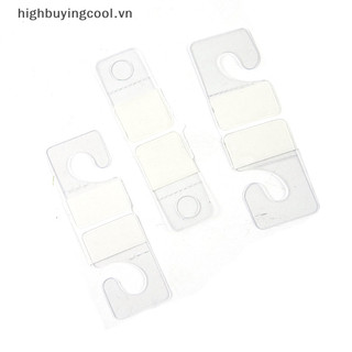 Hcvn 100 Chiếc Khe Cắm PVC Dính Lỗ Thẻ Móc Hộp Hàng Hóa Túi Móc Treo Hiển Thị HOT