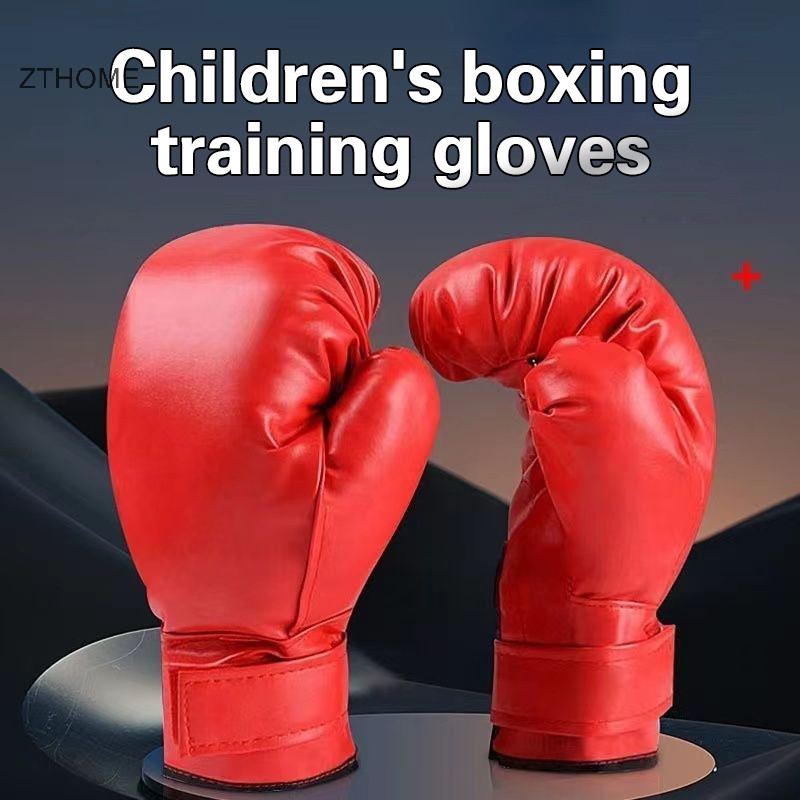 Zthome Găng Tay Đấm Bốc Full Ngón Huấn Luyện Trẻ Em Sparring Găng Tay Fighg Free Nam Nữ HOT