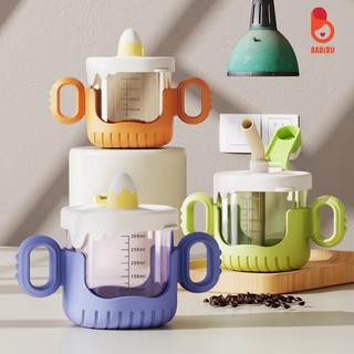 XẢ KHO - Bát ăn dặm, cốc ăn dặm chia vạch 400ml kèm tay cầm cho bé