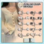 Cardigan OT Khóa trang trí, Pin tháo rời không cần đinh, Trâm ngọc trai, Dây kết nối tay áo và đường viền cổ, Khóa chống lộ