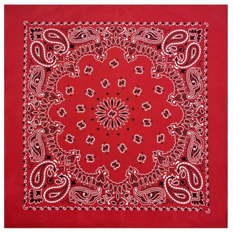 Floral Bandana Head Scarf Hip Hop Halloween Turbans Head Scarf for Rapper