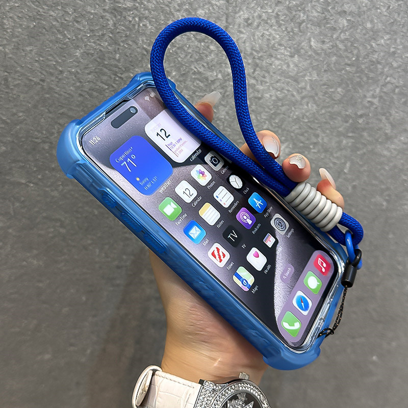 Ốp Cứng Dày 3 Trong 1 Mờ Cho 16 15 14 Promax Plus Với Pha Lê Trong Suốt Nhiều Màu Sắc Song Phương Mang Lại Dây Treo Phụ Kiện Chống Trượt