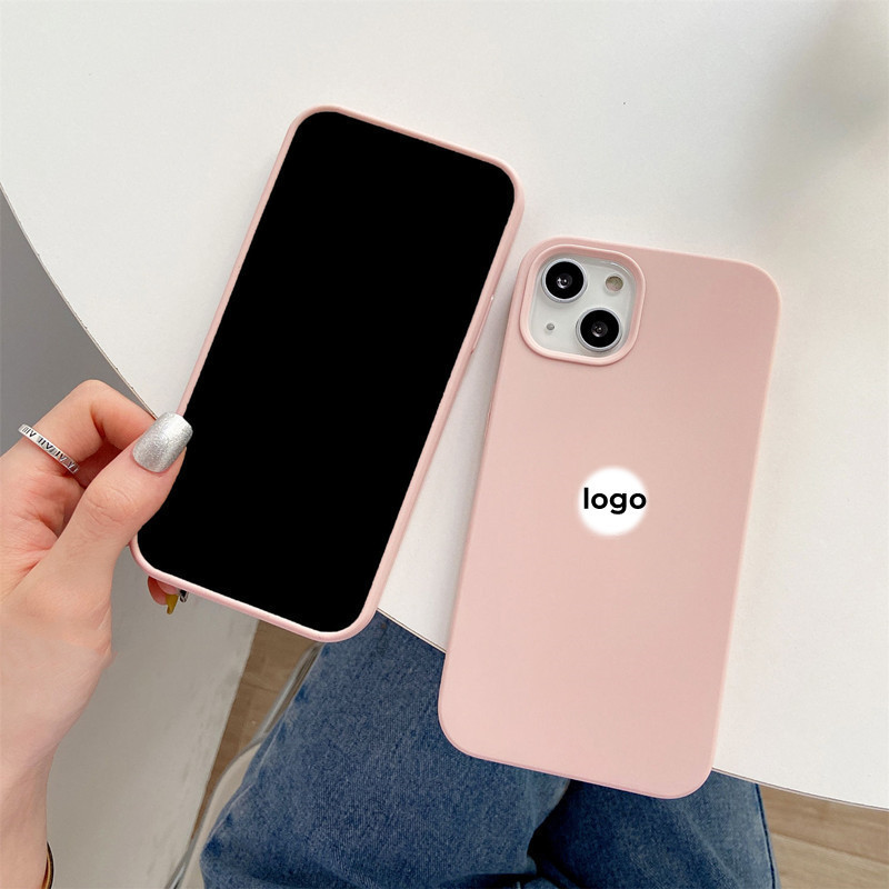 Bột cát (Chất lượng cao) cho iPhone 17 / 16 / 15 / 14 / 13 / 12 / 11 / Pro Max Air mini Xs Max Xr 7 8 Plus SE Vỏ điện thoại silicon lỏng bảo hiểm toàn diện