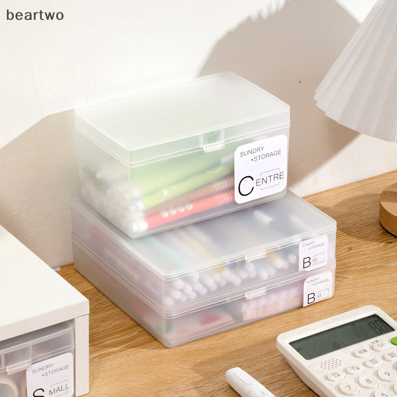 < Beartwo > Hộp lưu trữ thẻ ảnh thần tượng Thẻ Kpop Organizier Photocards Bộ sưu tập thẻ ID văn phòng Người tổ chức Hộp đựng văn phòng phẩm Đẹp