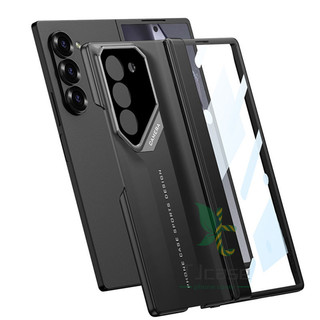 Vỏ Full Case Supercar bản lề từ tính, kính cường lực cho Samsung Galaxy Z Fold 6/5/4/3