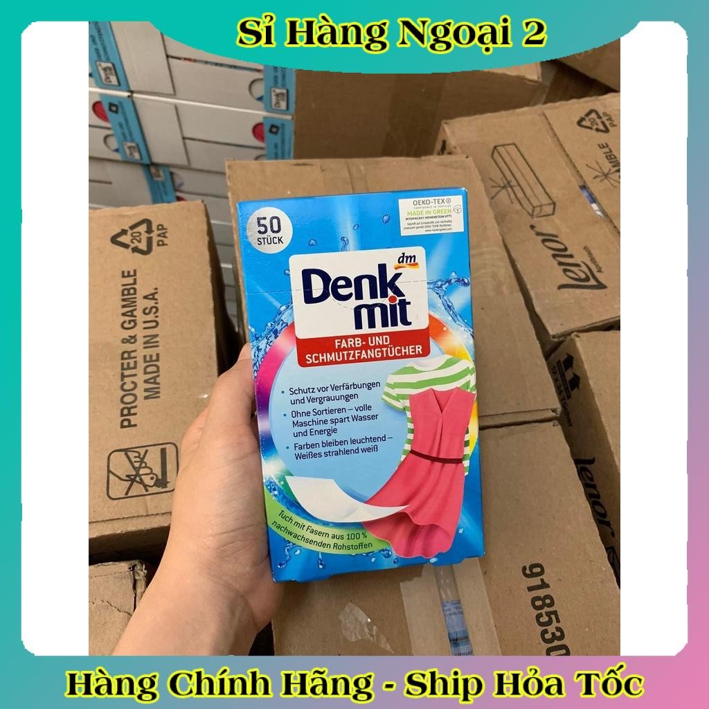 [auth] Giấy hút màu và chống phai màu quần áo DENKMIT 24 tờ- Nội địa Đức Đủ Bill [Hot]