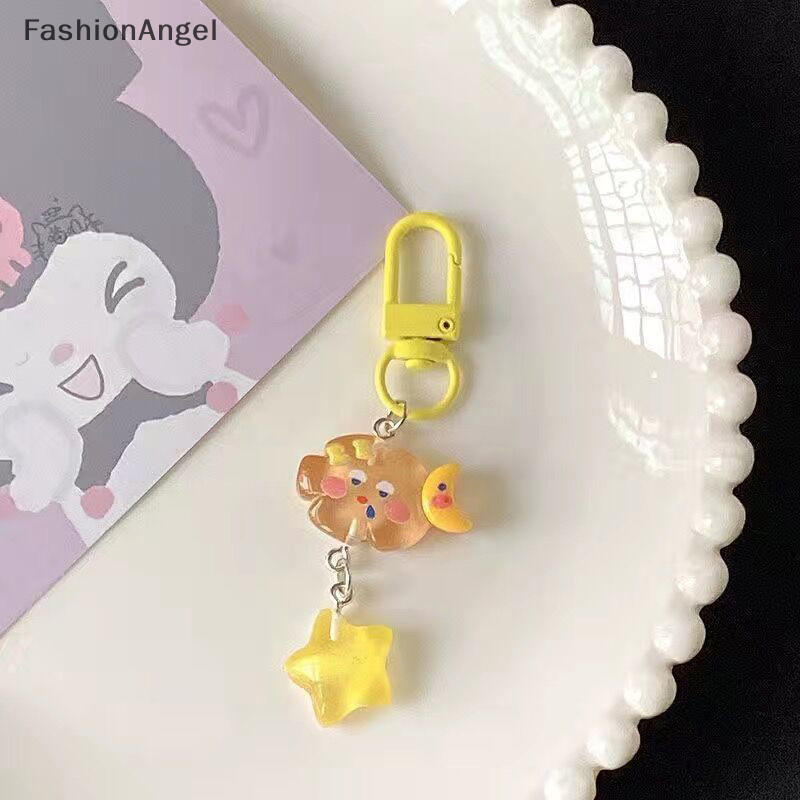 Fashionangel Thời Trang Ngọt Ngào Điện Thoại Ch Hoạt Hình Dễ Thương Dạ Quang Đám Mây Ngôi Sao Móc Khóa Cặp Đôi Xe Móc Khóa Túi Mặt Dây Chuyền Phụ Kiện Trang Sức Quà Tặng TH