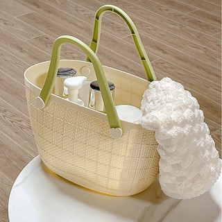 Giỏ tắm JKDESIGN, Giỏ đựng đồ lặt vặt thời trang dung tích lớn, Giá đỡ tổ chức gia đình đa chức năng di động