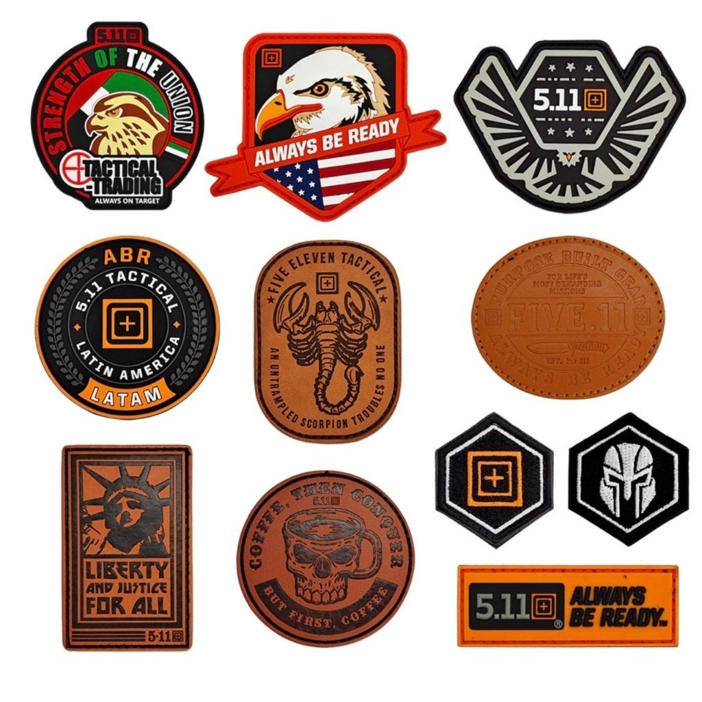 Patch_miếng dán velcro PVC 5.11 retro