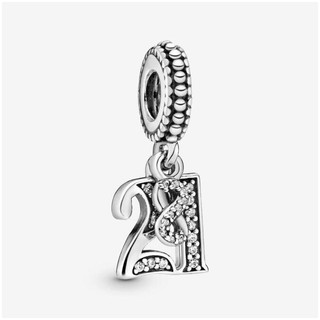 Charm Bánh Sinh Nhật và Bóng Bay Bạc Sterling S925 - Phù Hợp Làm Quà Tặng Cho Các Lễ Kỷ Niệm Tuổi Mới