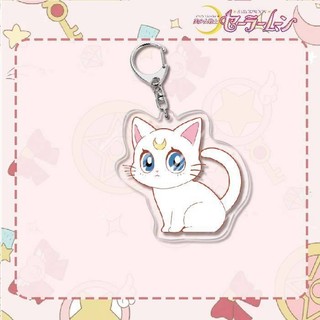 (LT) Móc khóa SAILOR MOON in hình Thủy thủ mặt trăng anime chibi Mica trong acrylic dễ thương