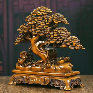 Cây may mắn Trang trí công ty Cửa hàng thu ngân Đồ trang trí lễ tân Khai trương, cây Phong Thủy Trang Trí Tết( hàng tốt)