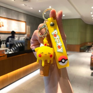 Móc khóa Pikachu Cây kem tinh nghịch dễ thương hot hit 2025