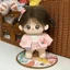 PWSSEND Búp Bê Vải 20cm, Với Bộ Xương Trang Phục Quần Áo Bé Búp Bê Cotton, Dễ Thương Có Thể Thay Quần Áo Đôi Mắt To Sang Trọng Đồ Chơi Bộ Sưu Tập Quà Tặng