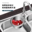 Giỏ lọc rác bồn rửa chén inox hình thiên nga 22.5x10x6cm