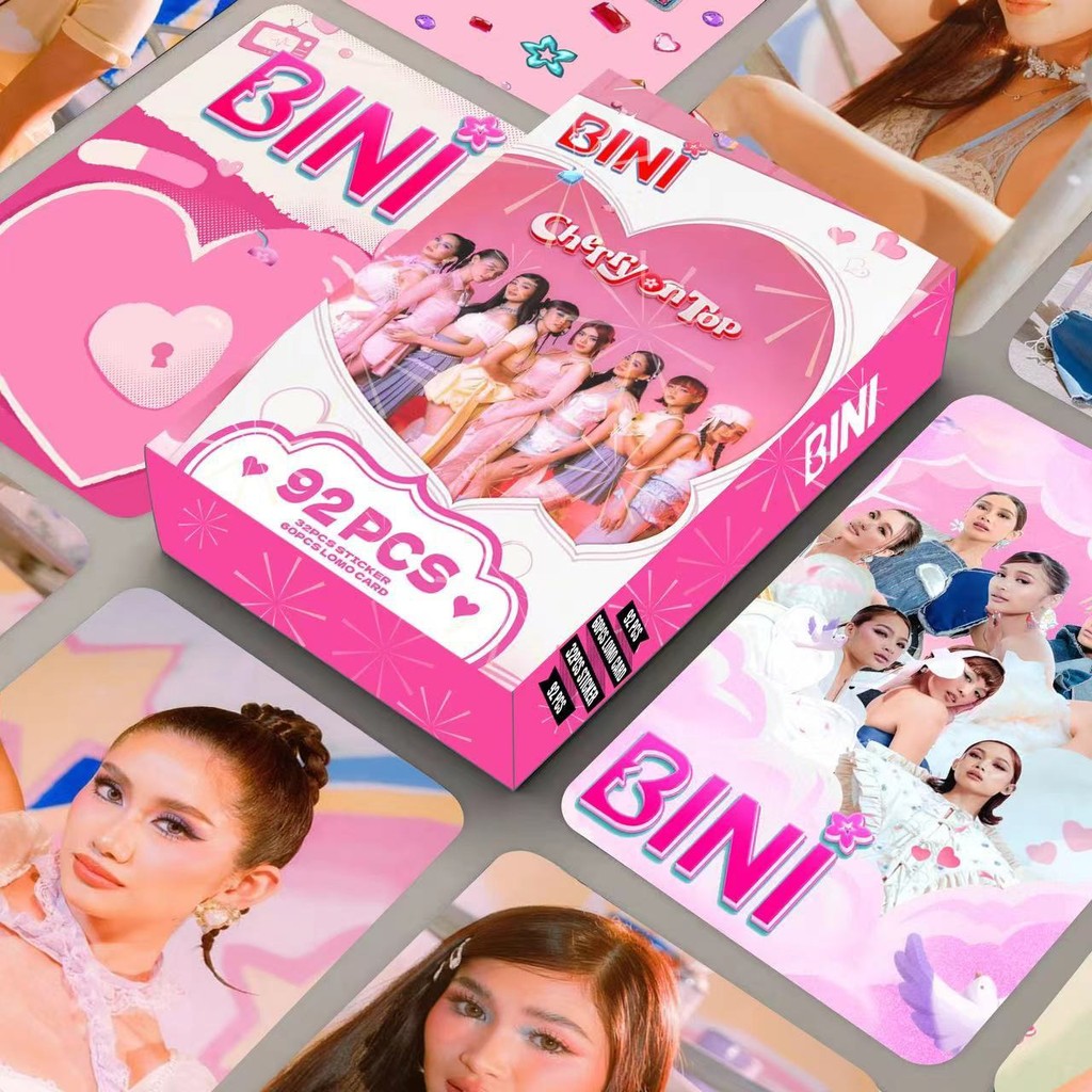 30-124 chiếc BINI SB19 Photocard PANTROPIKO CHERRY TRÊN Laser ba chiều KATSEYE Lomo Cards Aiah Colet Maloi Gwen Stcey Mikha Jhoanna Sheena Dán Bưu thiếp ba chiều