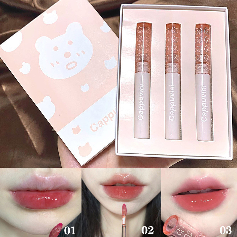 Son môi dạng lỏng bóng mịn không thấm nước Son môi lỏng lâu trôi Lip Glaze