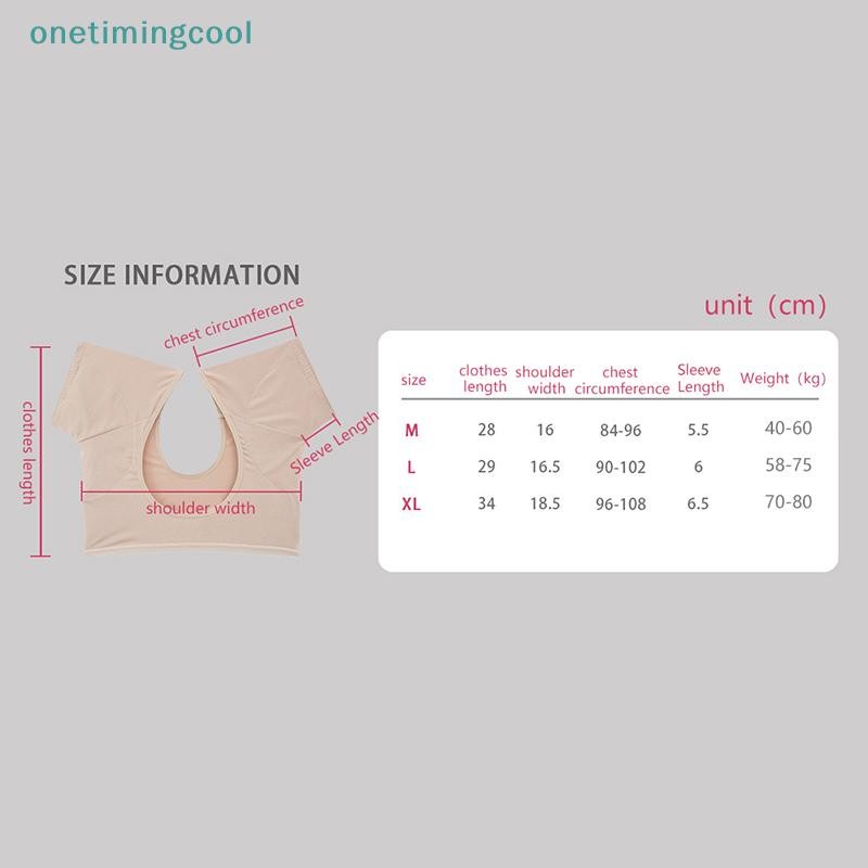 Onetimingcool Nách Mồ Hôi Áo Thun Nữ Hình Nách Có Thể Tái Sử Dụng Miếng Lót Mồ Hôi Có Thể Giặt VN