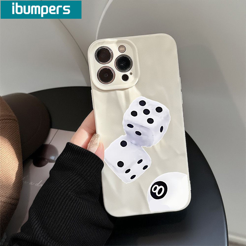 ibumpers Ốp Lưng iPhone Xinh Cao Cấp STUSSY Hình Xúc Xắc In Hình Ốp Điện Thoại nhám Dày Dặn Silicon Mềm Chống Sốc Chống Bẩn Cho Iphone 16 15 14 12 13 11 Pro Max IP 7 8 Plus Iphon X XS XR
