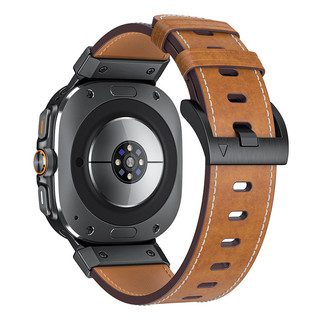 Thích hợp cho Samsung Watch 7 Ultra, dây da mới có khóa kim loại 47mm và dây đeo cá tính