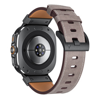 Thích hợp cho Samsung Watch 7 Ultra, dây da mới có khóa kim loại 47mm và dây đeo cá tính