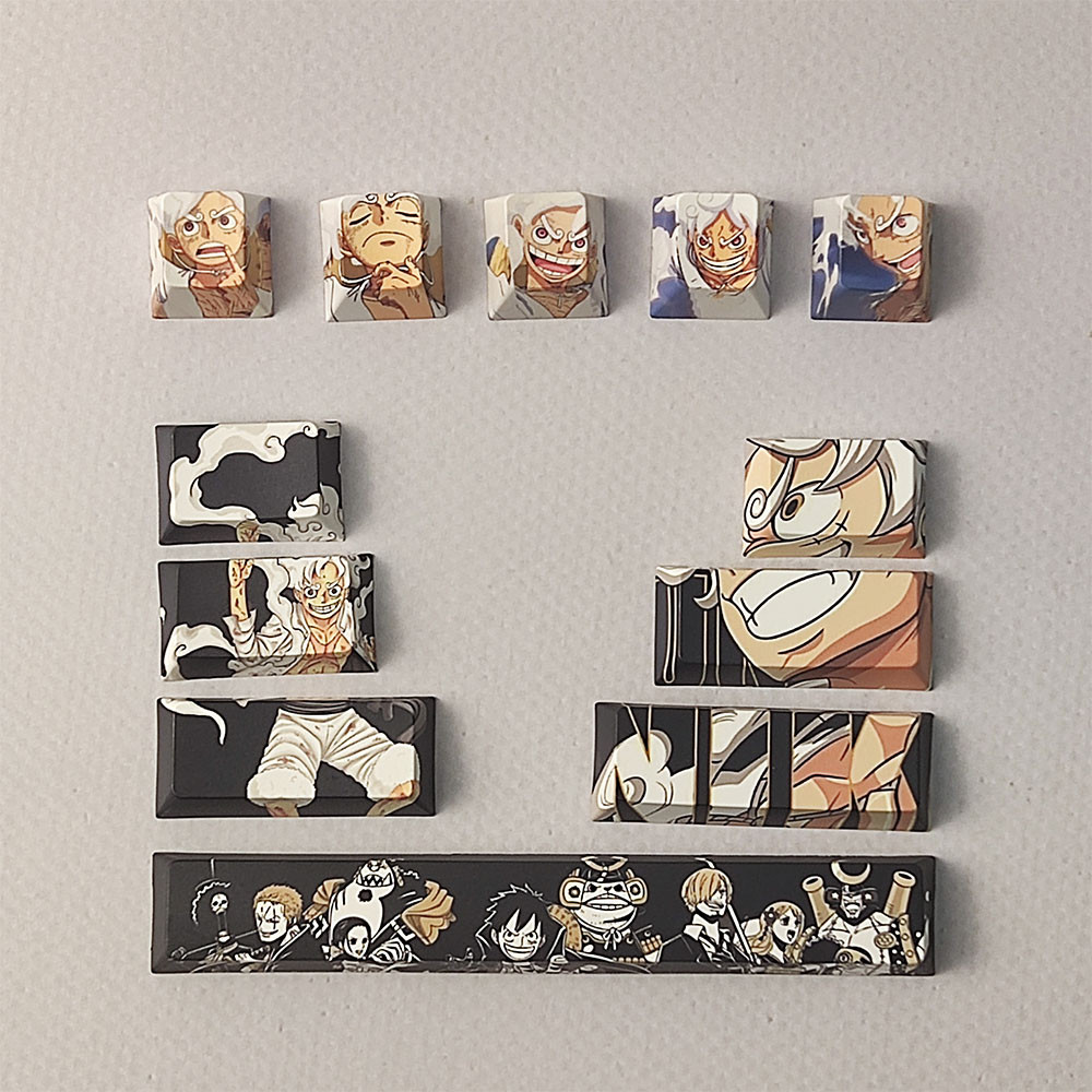 8 / 12 Chiếc Luffy Keycaps Anh Đào Hồ Sơ PBT Nhuộm Thăng Hoa Một Mảnh ...