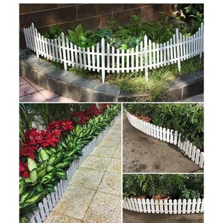 Hàng rào nhựa BUNA lắp ghép đơn giản, Hàng rào sân vườn ngoài trời (50x20cm), (50x42cm), (61x33cm)