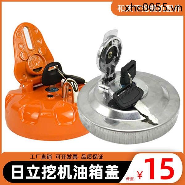 Nắp Bình Nhiên Liệu Hitachi 60 70 120 200 220 300-56 Máy Xúc Chống Trộm Diesel Nắp Bình Nhiên Liệu Phụ Kiện Máy Xúc
