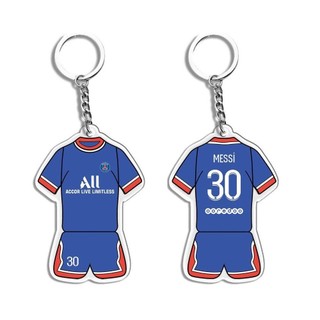 Móc Khóa Hai Mặt Hình Ngôi Sao Bóng Đá Messi Ronaldo Peripheral Mbappe Neymar