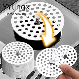 Bộ lọc bồn rửa, hình vuông tròn có nắp thoát nước sàn tay cầm, Lưới tản nhiệt thoát nước bằng thép không gỉ bền