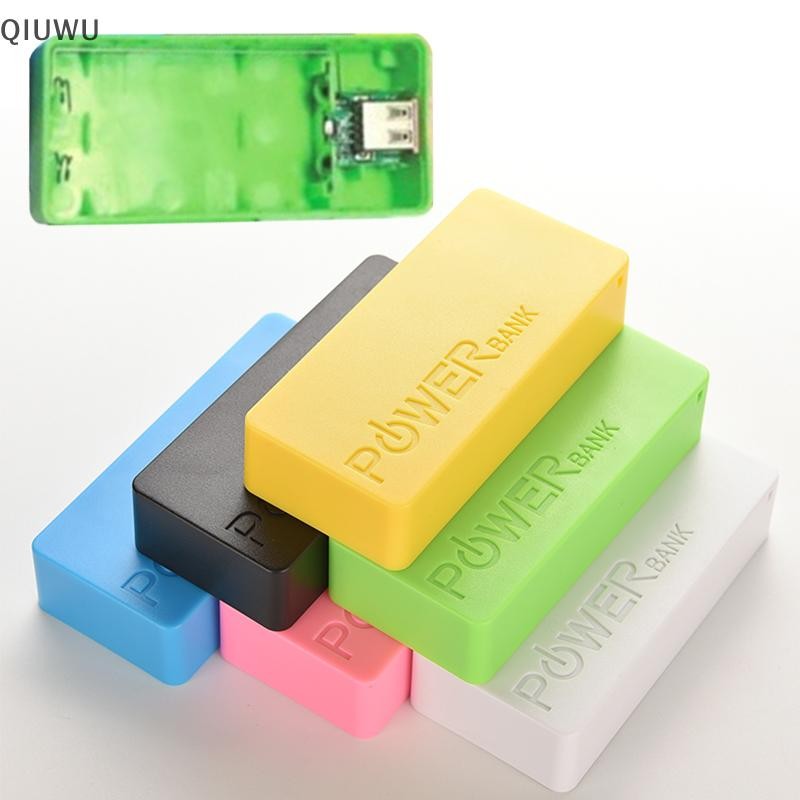 Hộp sạc USB QIUWU 5600mAh 18650 để sạc điện thoại.