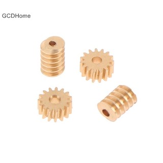 Gcdhome 1: 87 Modulus 0.2 15T Micro Brass Turbine Giun Tĩnh Thay Đổi Lỗ Bánh Răng Đường Kính 0.8mm / 1mm Giảm Bánh Răng Trục Kết Nối HOT
