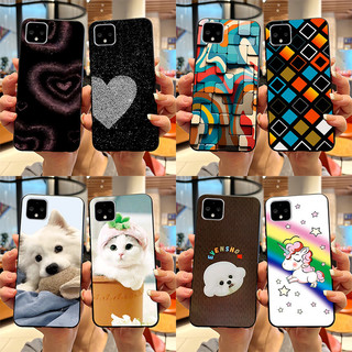 Dành Cho Google Pixel 4 XL Pixel4 Ốp Lưng Mới Nhất 2024 Thiết Kế Hoạt Hình Trái Tim In Hình Trái Tim Silicon Màu Đen Mềm Cho Pixel 4 XL 4XL Vỏ