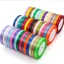 Ruy băng lụa vải satin 1cm làm hoa, nơ, gói quà trang trí giáng sinh cuộn FE123