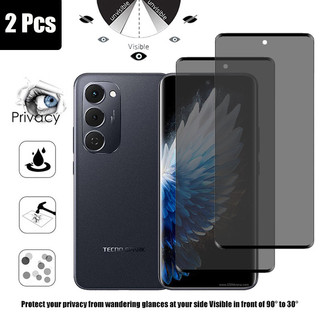 1-2 Chiếc Tecno Spark 40 Pro + Kính Cường Lực Chống Gián Điệp Bảo Vệ Màn Hình Riêng Tư Cho Tecno Spark 40 Pro Plus Go 1 1S 2024 30c 30 20 Pro 4G 5G