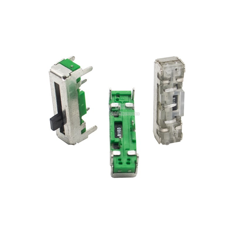 10MM Hành trình Tổng chiều dài 18MM Điện áp trượt trực tiếp B104 Điện trở trượt 10K / 100K Đồ chơi ô tô B103